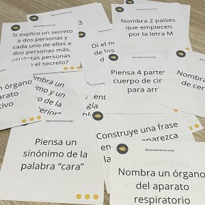 80 tarjetas de estimulación cognitiva