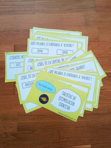 50 tarjetas: elige la opción correcta