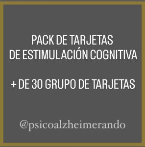 PACK: TARJETAS DE ESTIMULACIÓN COGNITIVA